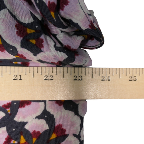 NEW Anna Glover x H and M Dress Womens 16 Pink Blue Gingko Floral Lagenlook NWOT - Picture 9 of 12